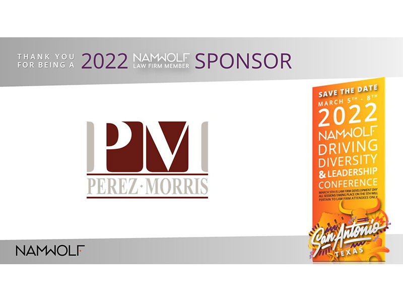 Perez Morris is delighted to sponsor the mobile app for the 2022 NAMWOLF Driving Diversity & Leadership Conference